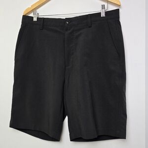 FootJoy Men’s Black Flat Front Golf Shorts Sz 34